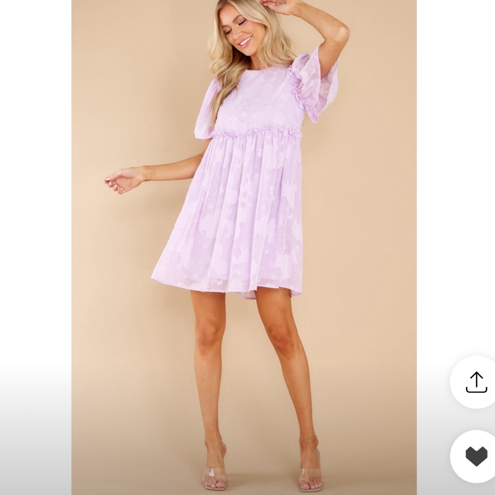 Aura lavender purple dress